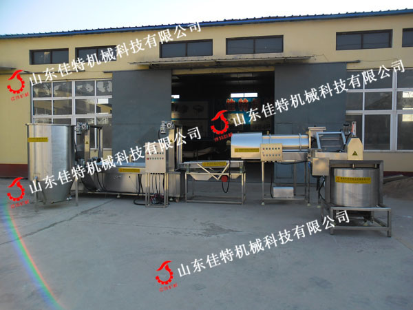 电加热网带式油炸流水线 新型油炸流水线&nbsp;&nbsp;电加热油炸流水线&nbsp;&nbsp;网带式油炸流水线价格