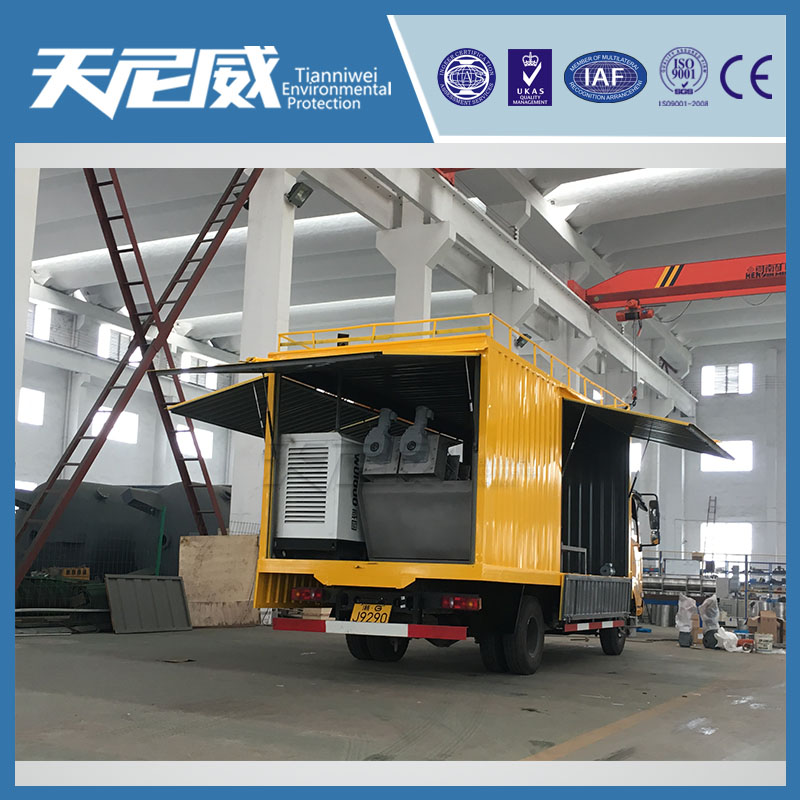 成都化粪池清理车厂家 移动污泥脱水车 化粪池脱水车