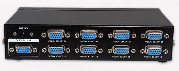350MHz8口出VGA高清分配器迈拓维矩MT-3508  迈拓维矩分配器
