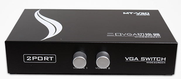 简易型2进1出VGA切换器迈拓维矩MT-15-2CF  迈拓维矩切换器