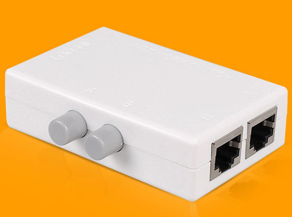 2路网络双向切换器迈拓维矩MT-RJ45-2M  迈拓维矩切换器