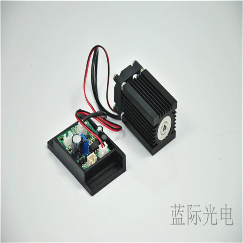 蓝际 460nm1.6W高功率激光雕刻DIY模组 可调点  激光雕刻模组