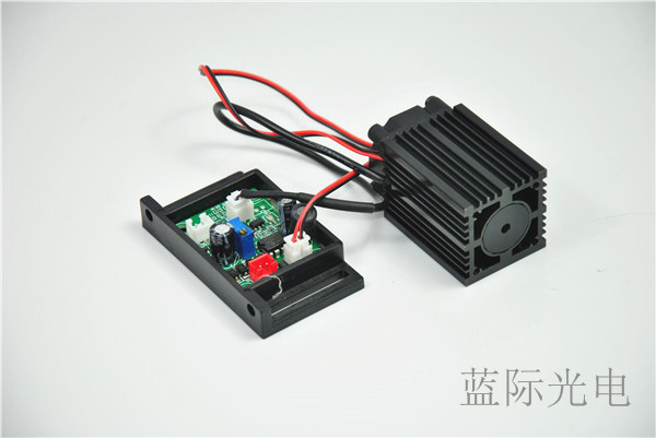 蓝际 450nm3.5W激光雕刻DIY模组 光点可调  激光雕刻模组