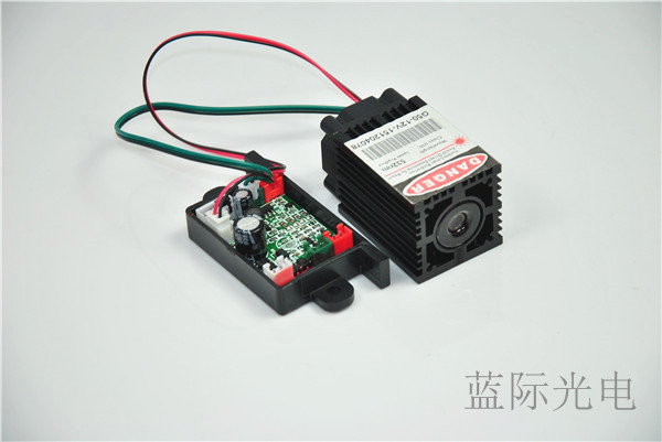 蓝际 450nm3.5W激光雕刻DIY模组 光点可调  激光雕刻模组