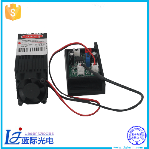 蓝际 450nm3.5W激光雕刻DIY模组 光点可调  激光雕刻模组