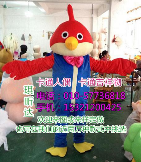 广西南宁卡通行走人偶定做厂家,毛绒吉祥物