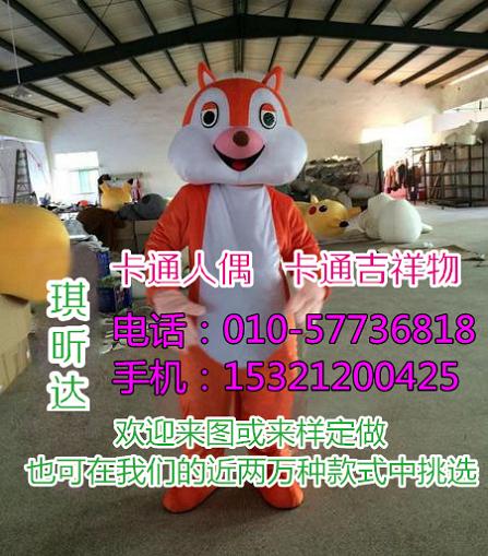 广西南宁卡通行走人偶制作厂家,人偶服装道具