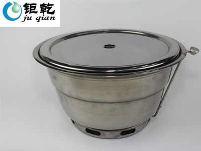 威海钜乾供应质量超好的木炭烤炉_优质的全  排烟管厂家  半铜色排烟管