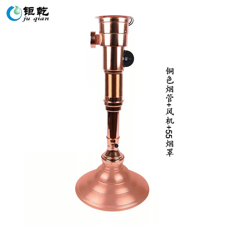 威海知名的带风机伸缩排烟管供应商，厂家供  排烟管厂家  半铜色排烟管