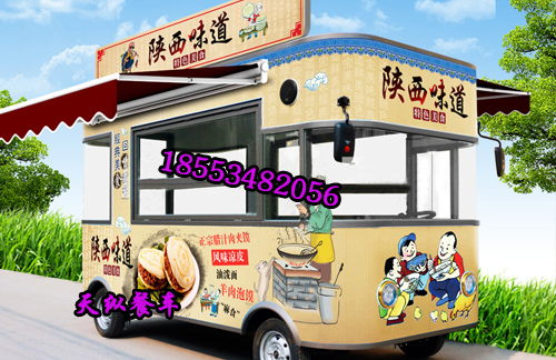 长治移动卤菜熟食车厂家直销，肉夹馍早餐车