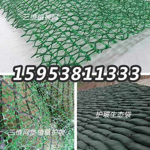 金昌护坡生态袋，绿色带草种的袋子河道堤坝用的挡土袋  金昌生态袋  黑色防水薄膜防水  膨润土防水毯
