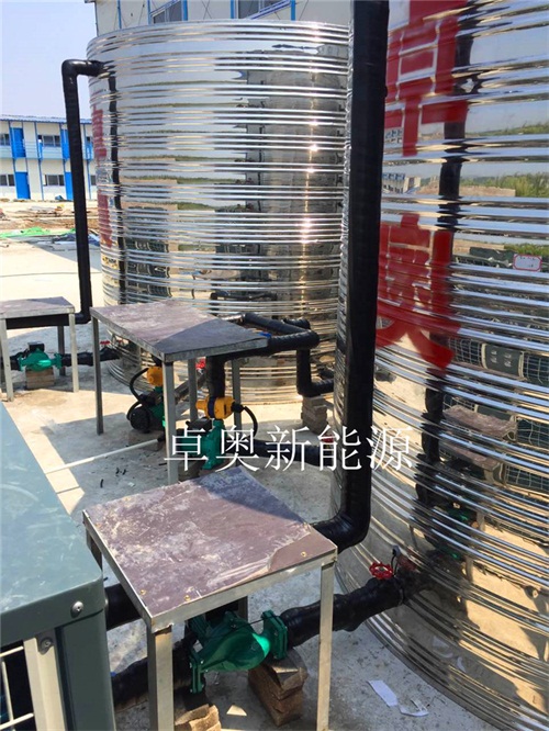 中建三局南京葛洲坝项目部空气能热水  空气能热泵  热水工程  热水系统