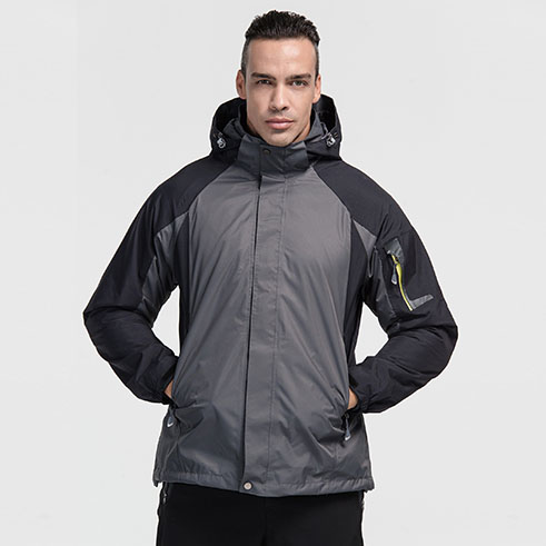 定制春秋薄款外卖冲锋衣工作服 可印制Logo图案  冲锋衣加工  冲锋衣定制  冲锋衣订做