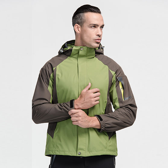 定制春秋薄款外卖冲锋衣工作服 可印制Logo图案  冲锋衣加工  冲锋衣定制  冲锋衣订做