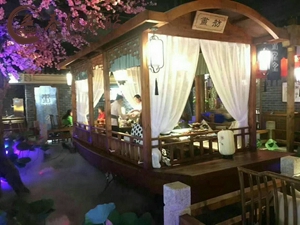 单亭船 小画舫 景区装饰船 观光旅游船 手划木船 乌篷船 餐