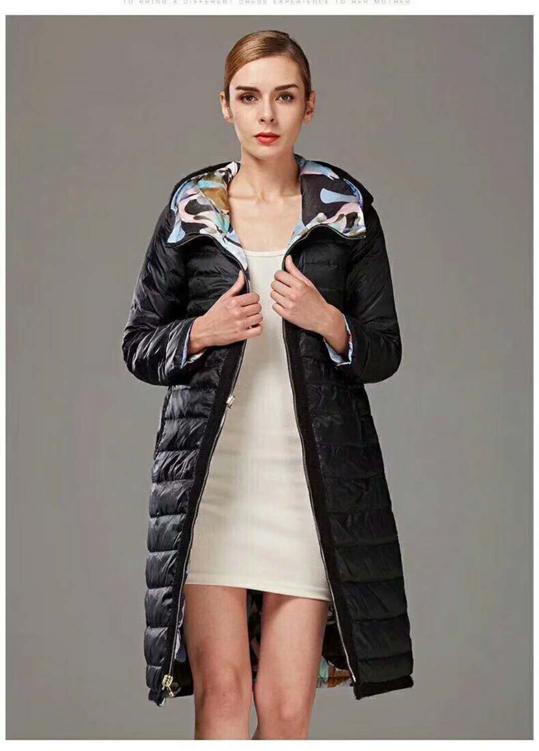 恺诗依羽绒服品牌女装折扣批发  女装货源  女装批发