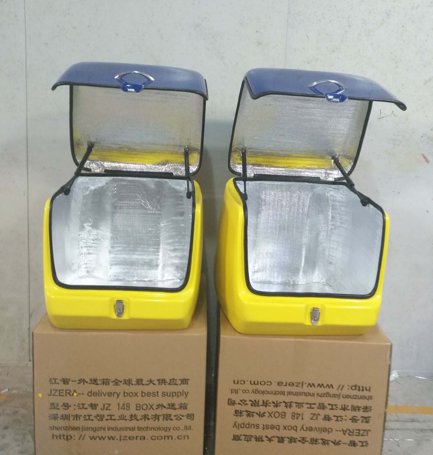 供应湖南张家界客户订购的外送箱外卖箱保温箱配送箱