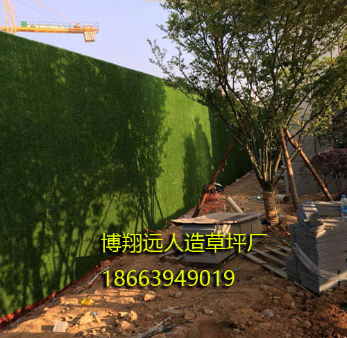 平坝县密度大绿人造草皮工地工程