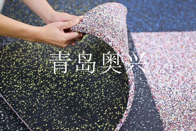 青岛橡胶地砖生产厂家 橡胶地垫生产企业  成品地砖