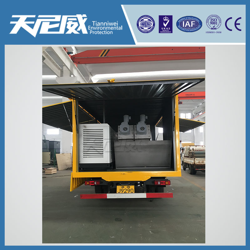 南充化粪池吸污车厂家  移动污泥脱水车  化粪池清理车  化粪池脱水车