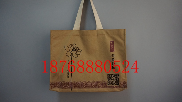 定做环保印花棉布手提袋价格郑州礼品帆布手提袋