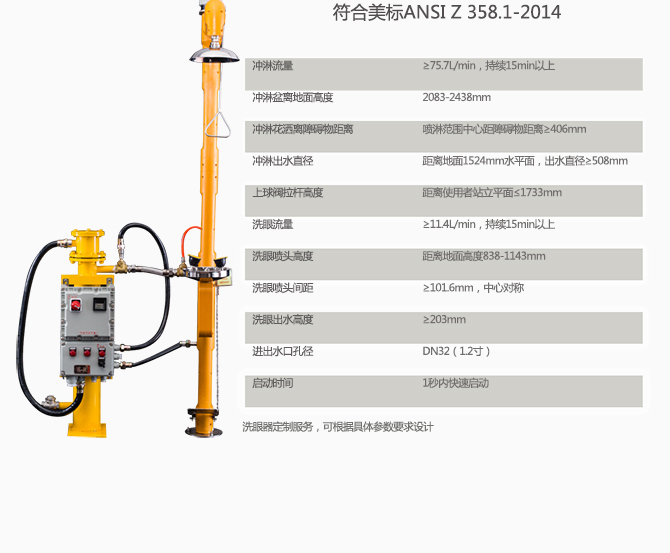 电加热防冻洗眼器
