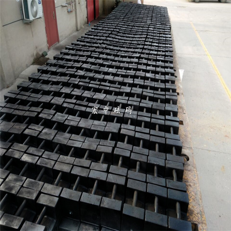 武汉20千克电梯负荷测试配重砝码 电梯砝码价格  铸铁砝码  标准砝码