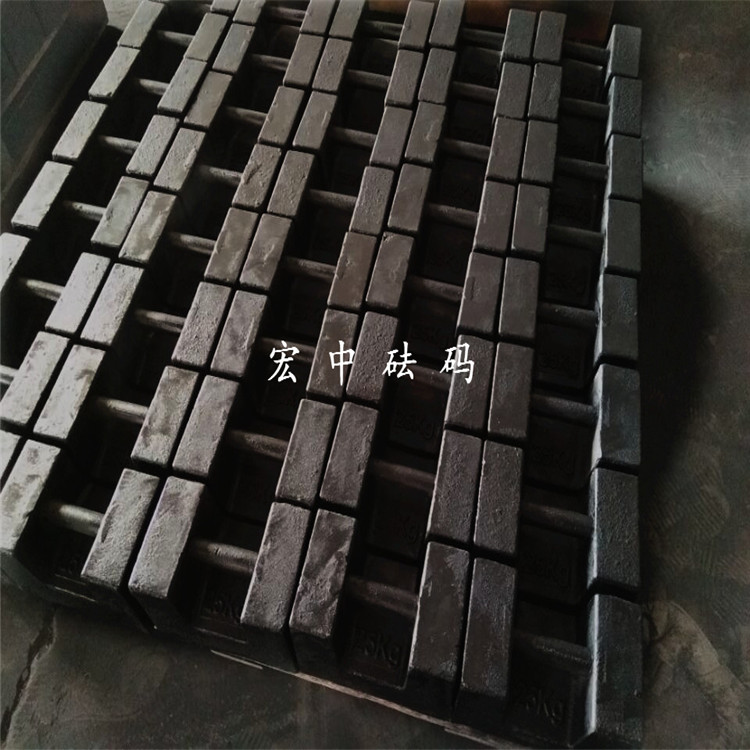 武汉20千克电梯负荷测试配重砝码 电梯砝码价格  铸铁砝码  标准砝码