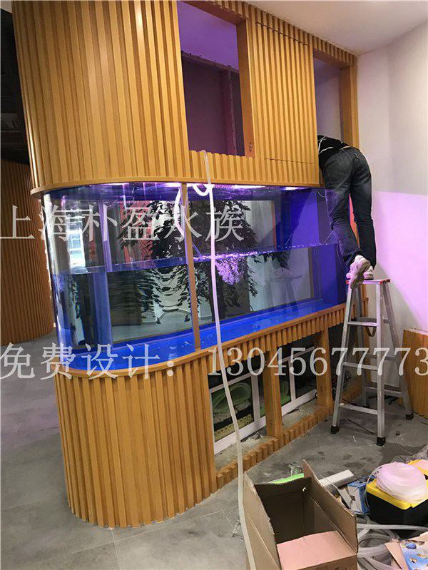 福州小型大型鱼缸订做  厂家价格