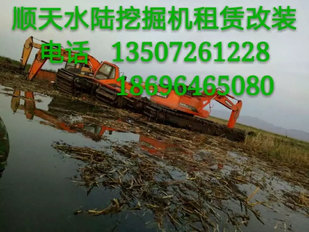 黑龙江大庆市水挖机租赁详情