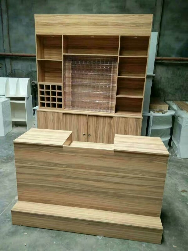 惠州厂制造售精品超市货架 收银台 安装包送  便利店货架