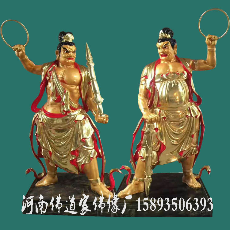 哼哈二将 四大金刚 委托菩萨 护法神神像