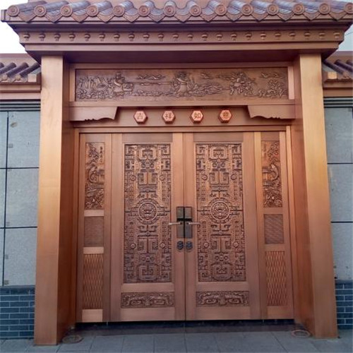天津铜门，天津仿铜门，天津别墅防盗门安装厂家