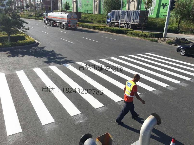 乾安道路划线