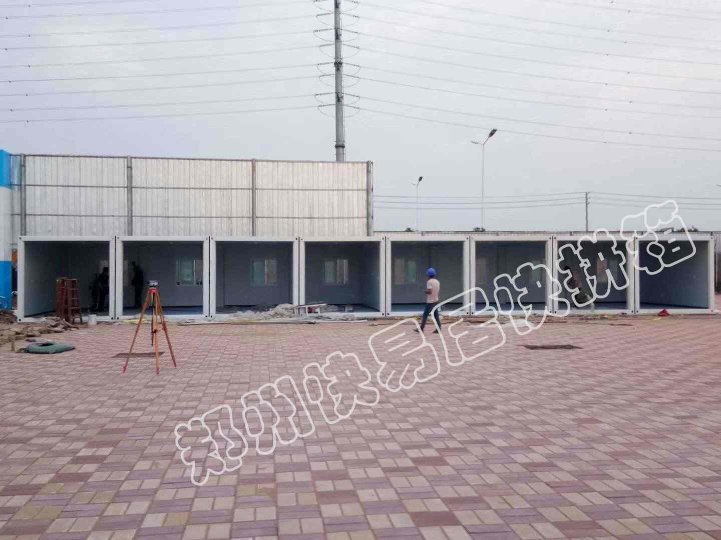 郑州住人集装箱式快拼箱房  集装箱式活动板房