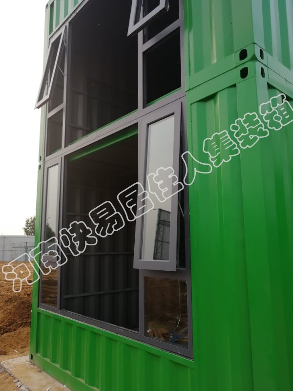 铁箱式集装箱loft样板间  郑州住人集装箱  铁箱样板间  活动房