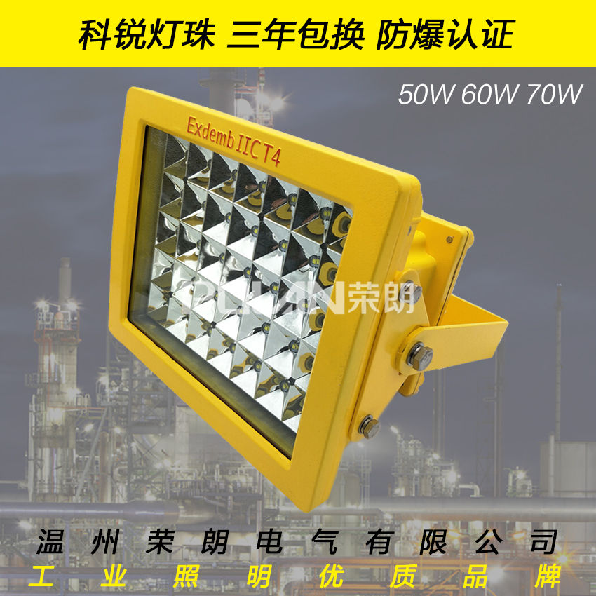 化工厂LED防爆泛光灯 80WLED防爆投光灯  HRT92  化工厂防爆灯
