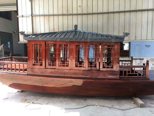 手工定制画舫船 观光船 餐饮船 道具拍摄船