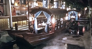 木船观光船仿古手划船电动游船水乡公园休闲单蓬  景区旅游船