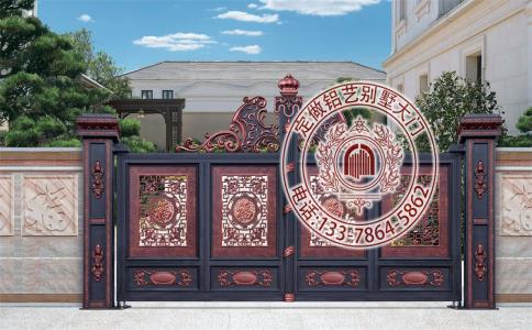 别墅院门 私人别墅大门 花园别墅门