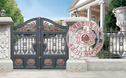 别墅院门 私人别墅大门 花园别墅门
