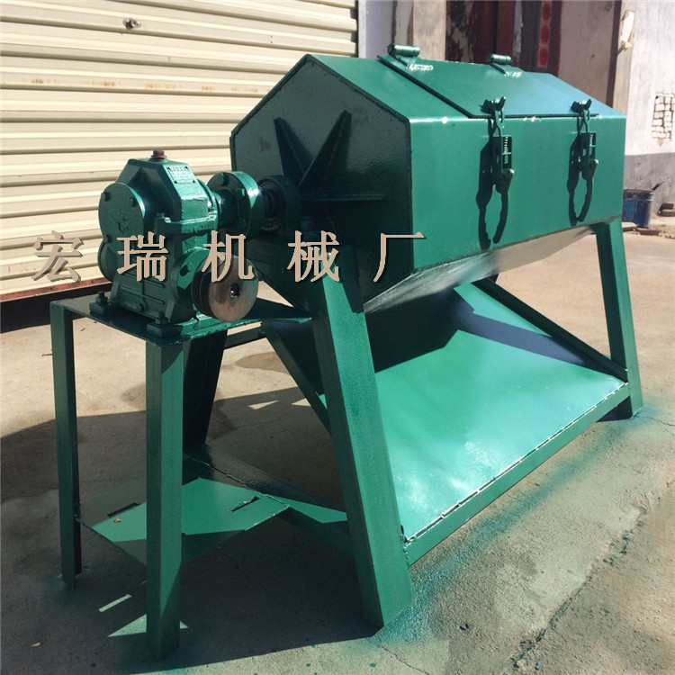 滚筒式五金除锈喷砂机 小型六角滚筒抛光机 研磨机厂家