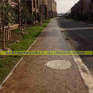 南宁压花地坪压花地面压花路面  压模地坪  压印地面