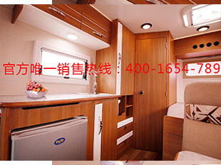 江铃特顺欧式轻量家具巨威C型房车  野外用品  国产自行式房车  房车部件