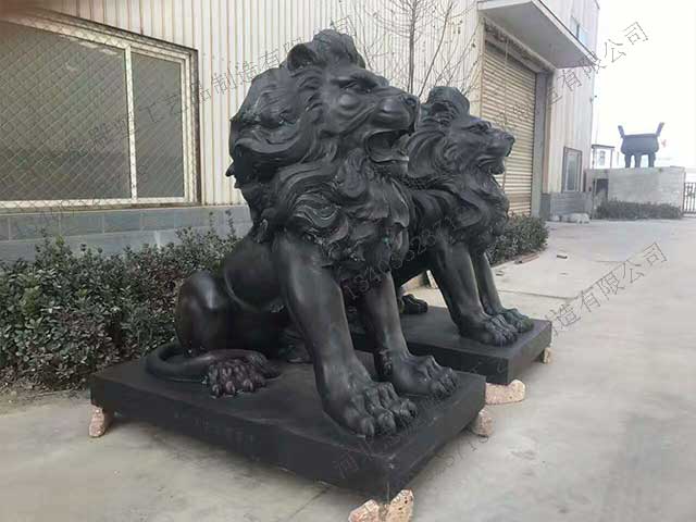 狮子雕塑_动物雕塑铸造_厂家志彪
