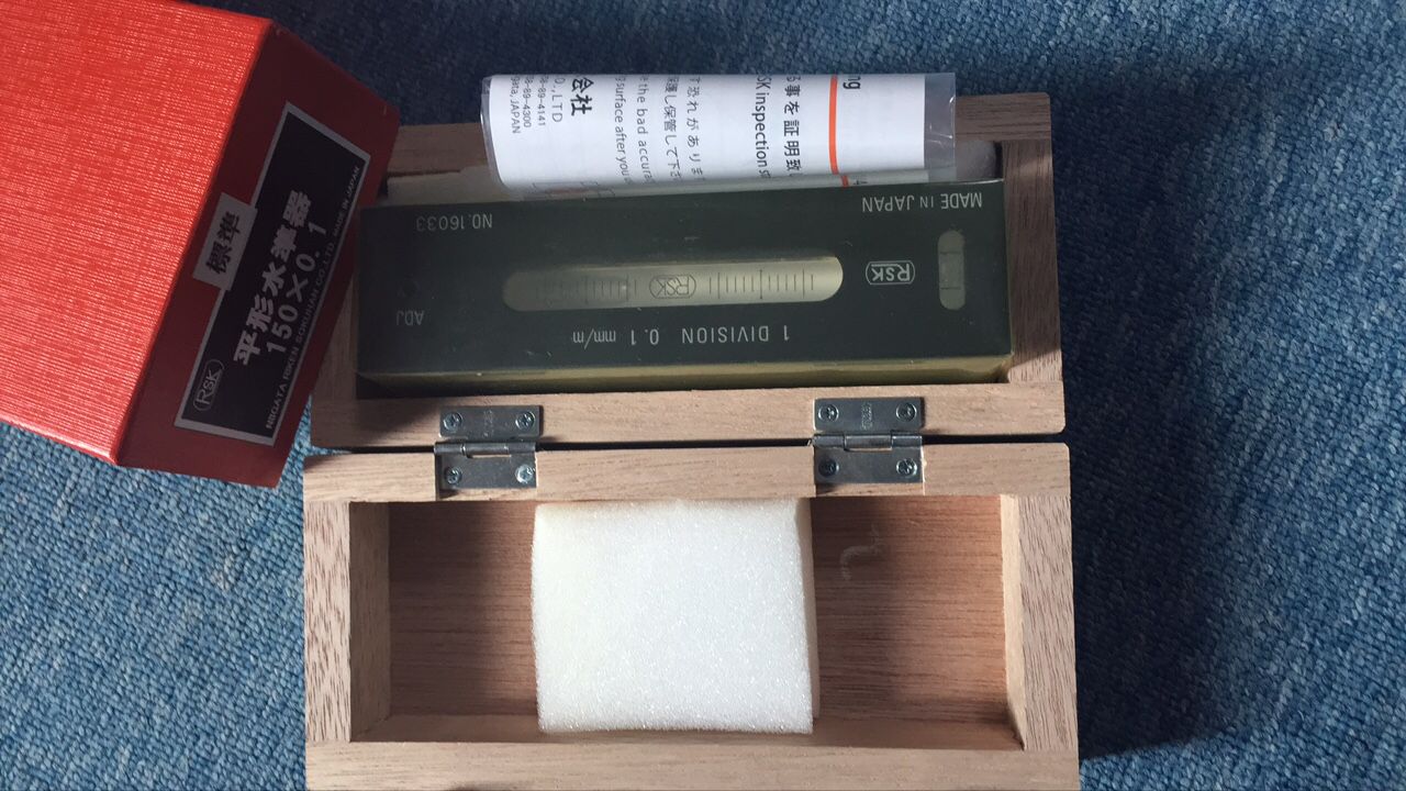 进口水平仪长度150感度0.1  水准器  水平尺