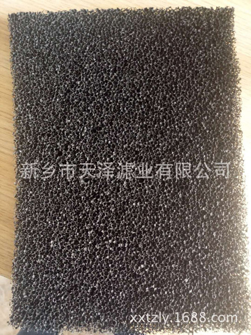 蜂窝状粗孔活性炭海绵 颗粒活性炭过滤海绵 可来样定制