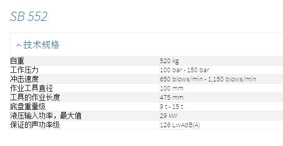 atlas copcoMB500破碎锤油封修理包