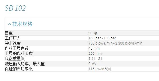 阿特拉斯C70破碎锤优质修理包
