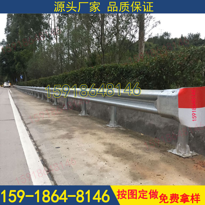 深圳双波护栏价格 东莞厂区道路护栏图 防撞护栏 波形护栏厂家